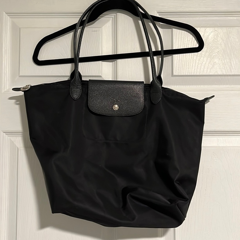 LONGCHAMP le pliage black tote bag